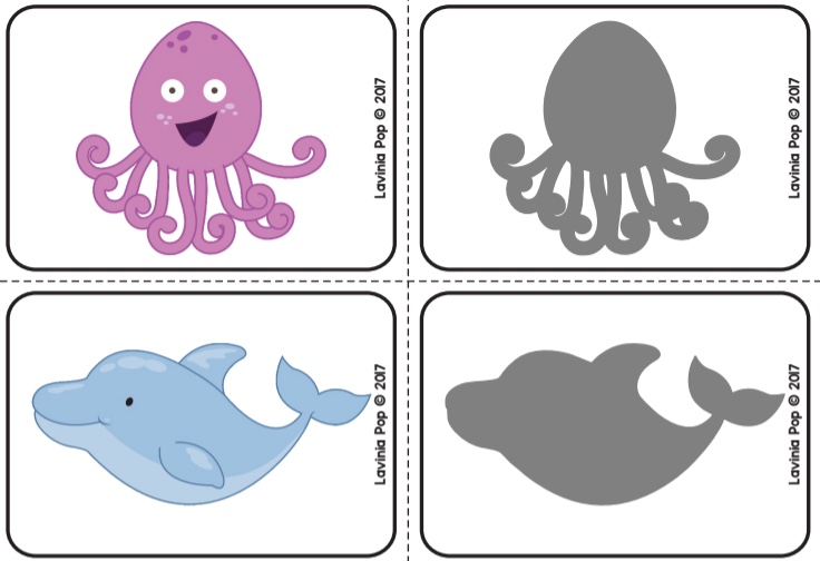 Đồ chơi tìm hình ghép bóng | File in trò chơi tìm và ghép bóng